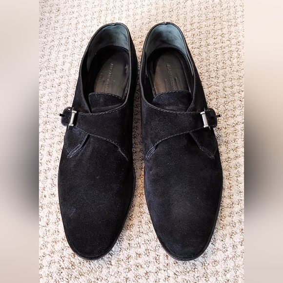 Alexander Wang Black Suede Oxfords - Picture 1 of 14